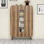 Hanah Home Armario Multiusos Mine - Nogal, Crema